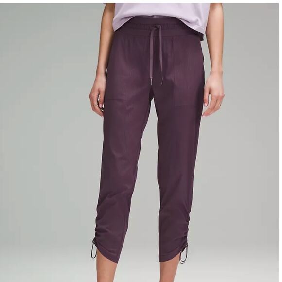 lululemon athletica Pants - Lululemon Dance Studio Mid-Rise Cropped Pant, Grape Thistle, Size 8
